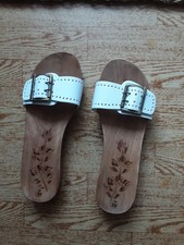 Holz sandalette größe gebraucht kaufen  Halle