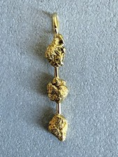 Pendentif pépites naturelles d'occasion  Mornant