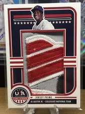 Camiseta 2025 Panini Stars & Stripes EUA Prime Jumbo Game Patch RJ AUSTIN 45/62. comprar usado  Enviando para Brazil