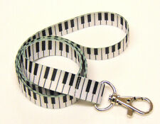 CHAVES DE PIANO padrão cordão de alça de pescoço 15mm para identificação e chaves. Correio grátis do Reino Unido., usado comprar usado  Enviando para Brazil