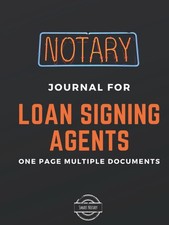 Notary journal loan for sale  Springdale
