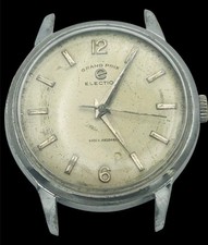 Relógio masculino suíço Election Grand Prix 17 joias 34,8 mm funciona mecânico vintage comprar usado  Enviando para Brazil