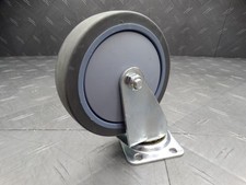 Everbilt 5 polegadas borracha cinza como TPR e rodízio de placa giratória de aço 4032545EB, usado comprar usado  Enviando para Brazil