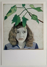 Cartão postal arte Lucian Freud menina com folhas - Não usado comprar usado  Enviando para Brazil