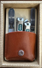 MR GREEN 4 peças conjunto de manicure cortadores de unhas pinças arquivo estojo de couro MR-6105 comprar usado  Enviando para Brazil