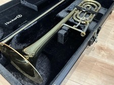 Usado, Usado Holton TR680 Trombone Baixo Tenor Bronze Acabamento Dourado Com Estojo comprar usado  Enviando para Brazil