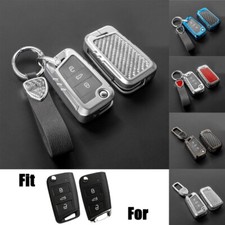 Usado, Liga de zinco TPU capa chave de carro bolsa para VW Skoda Seat Golf Polo MK7 Karoq Leon comprar usado  Enviando para Brazil