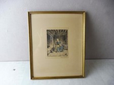 Ancienne estampe lithographie d'occasion  Seingbouse