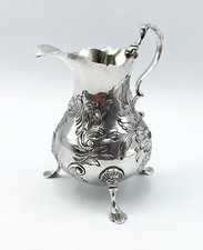 Jarro de creme de prata GEORGE III LONDRES 1766, usado comprar usado  Enviando para Brazil