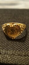 Mens gold ring for sale  TENBY