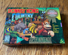 Donkey Kong Country ESCOLHA DO JOGADOR completo na caixa Super Nintendo SNES ESTADO PERFEITO comprar usado  Enviando para Brazil