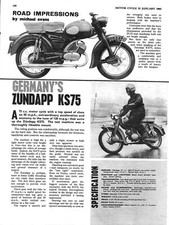 1963 zundapp ks75 d'occasion  Expédié en Belgium