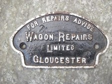 cast iron plaque for sale  MACHYNLLETH
