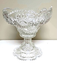 Tigela e pedestal vintage de cristal corte GG comprar usado  Enviando para Brazil