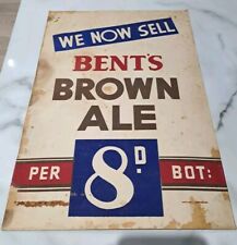 Bents brown ale for sale  BURTON-ON-TRENT