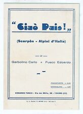 Spartito ciao pais usato  Settimo Torinese