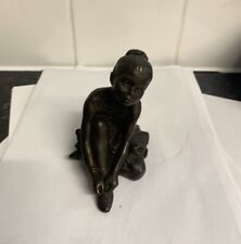 Bronze coloured ballerina for sale  LINGFIELD