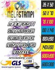 Stampa manifesti personalizzat usato  Alcamo