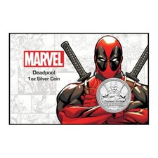 Marvel deadpool silbermünze gebraucht kaufen  Wesel