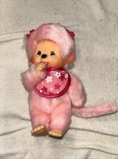 Mascote Monchhichi Sekiguchi flor de cerejeira brinquedo de pelúcia macaco bebê boneca rosa comprar usado  Enviando para Brazil