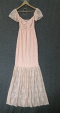 Vestido longo feminino gravidez gola V profundo vestido de renda maternidade sessão de fotos comprar usado  Enviando para Brazil