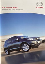 Toyota rav4 brochure for sale  WIGAN