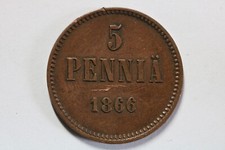 Finnland penniä 1866 gebraucht kaufen  Lindhorst