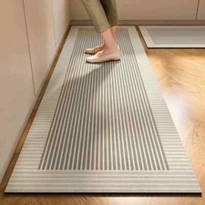 Tapete de cozinha longo tapete de PVC antiderrapante decoração para casa tapete à prova de óleo comprar usado  Enviando para Brazil