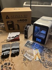 Lote AFINIA 3D Impressora H400-01 DESKTOP Testado Funciona Ótimo Carretel Luvas Cortador Etc, usado comprar usado  Enviando para Brazil