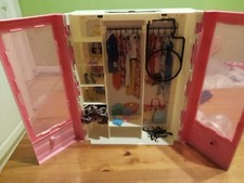 Barbie pink wardrobe for sale  ALTRINCHAM