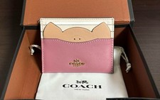 Carteira Coach Pink Pig Slide Card - Animais de Férias - Não usada! comprar usado  Enviando para Brazil