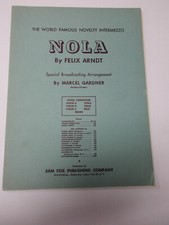 Felx àrndt Nola Especial arranjo de radiodifusão por Marcel Gardner Partituras comprar usado  Enviando para Brazil