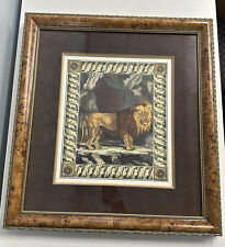 Lion engraving print for sale  Morrisville