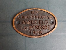 Mk1 coach plate for sale  WELLINGBOROUGH