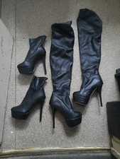 Pvc kinky heeled for sale  BARKING