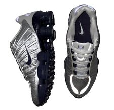 Tênis Nike Shox TLX Feminino Tamanho 6 Metálico Prata/Azul Raro 488344-001 comprar usado  Enviando para Brazil