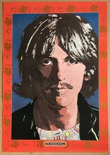 George Harrison ORIGINAL 1979 The Beatles Vintage Polish Music Poster - Pagowski na sprzedaż  PL