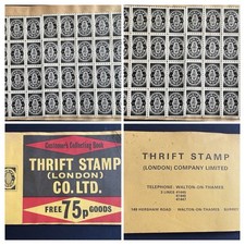 Thrift stamp customer for sale Thrift stamp customer for sale  SOUTHAMPTON