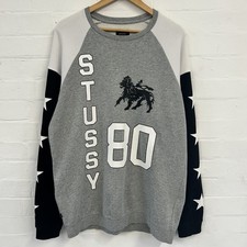 Stussy lion sweatshirt for sale  LONDON