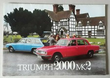 Triumph 2000 brochure for sale  BOURNE