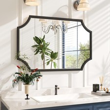 Scalloped black bathroom for sale  Newark
