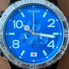 NIXON 51-30 CHRONO Murasaki Sports 40º Aniversário Japão Limitado Preto x Azul comprar usado  Enviando para Brazil