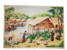 Affiche carte scolaire d'occasion  Janzé