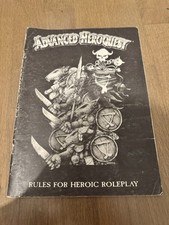 Advanced Heroquest Rulebook Rules For Heroic Roleplay Games Workshop 1989 wh comprar usado  Enviando para Brazil