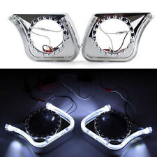 Kit de farol de neblina 3" 1 par 6000K olhos de anjo DRL tampa de luz integrada para carro comprar usado  Enviando para Brazil