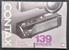 Contax 139 winder usato  Torino
