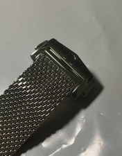 Pulseira de malha de aço inoxidável trançada Omega 20 mm comprar usado  Enviando para Brazil