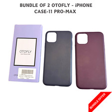 Capa iPhone 11 Pro Max Otofly silicone líquido conjunto de 2 - Azul marinho e borgonha comprar usado  Enviando para Brazil