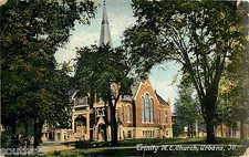 Usado, Cartão postal 1909 Trinity Methodist Episcopalean Church, Urbana, Illinois comprar usado  Enviando para Brazil