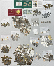 Enorme Lote Coleção 12,5 Libras Mundo Estrangeiro Conjunto de Moedas Grã-Bretanha Bermudas Irlanda++ comprar usado  Enviando para Brazil